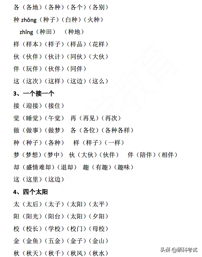 种子组词(种子组词一年级)