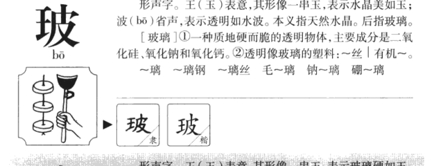 玻字组词(玻字组词有哪些)