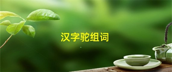 驼的组词(粥的组词)