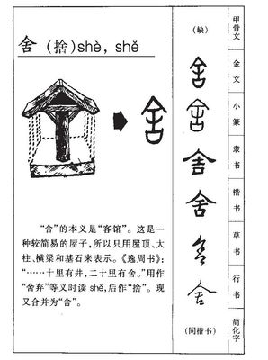 舍的多音字组词(曾的多音字组词)