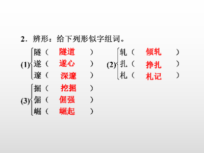 隧道的隧组词(吨组词)