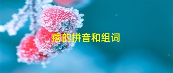 瘩的拼音和组词(瘩的拼音和组词和部首和结构)