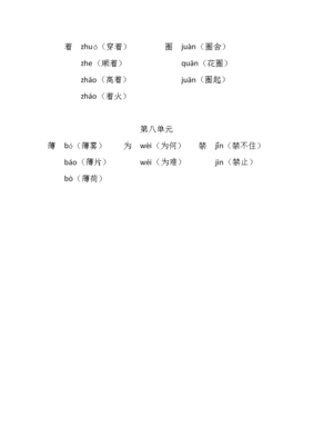 圈的多音字组词(为的多音字组词)