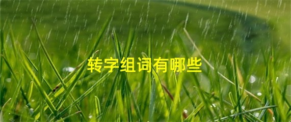 反组词有哪些(反组词有哪些字)