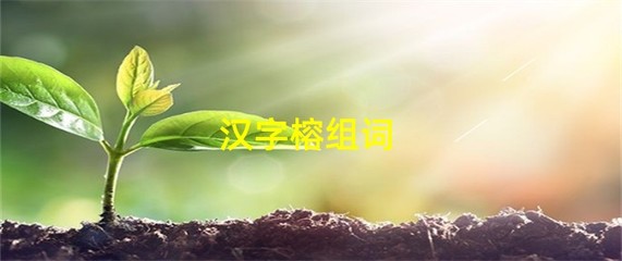 榕树的榕怎么组词(榕树 组词)