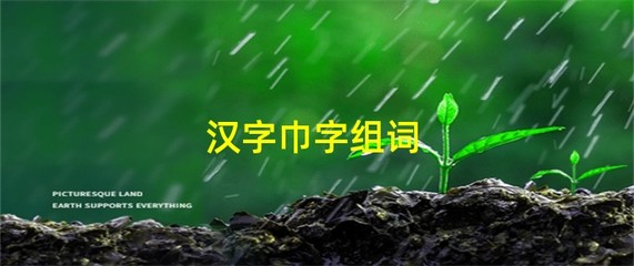 毛巾的巾怎么组词(毛巾字组词)