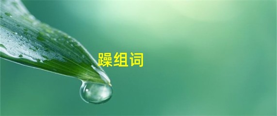 躁字怎么组词(躁,组词)