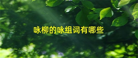 咏组词(咏组词二字)