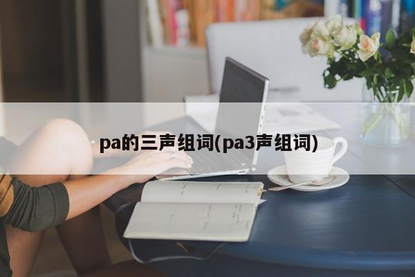 pa的三声组词(pa3声组词)